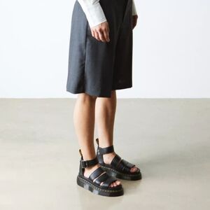 Clarissa Dr. Martens Black Strappy Sandals